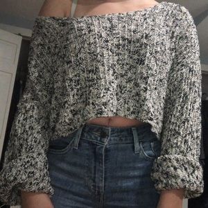 Cropped sweater!